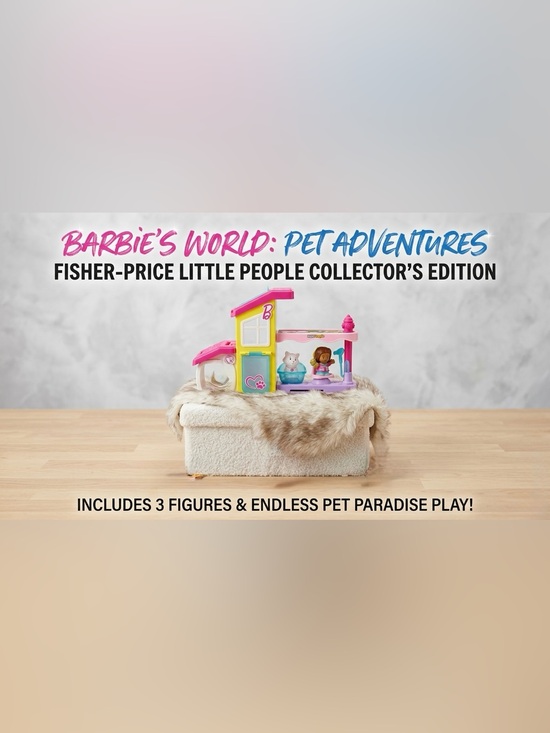 Little People Other - Fisher-Price Little People Pet Grooming Salon Playset Dog Groomer Vet Toy Figure